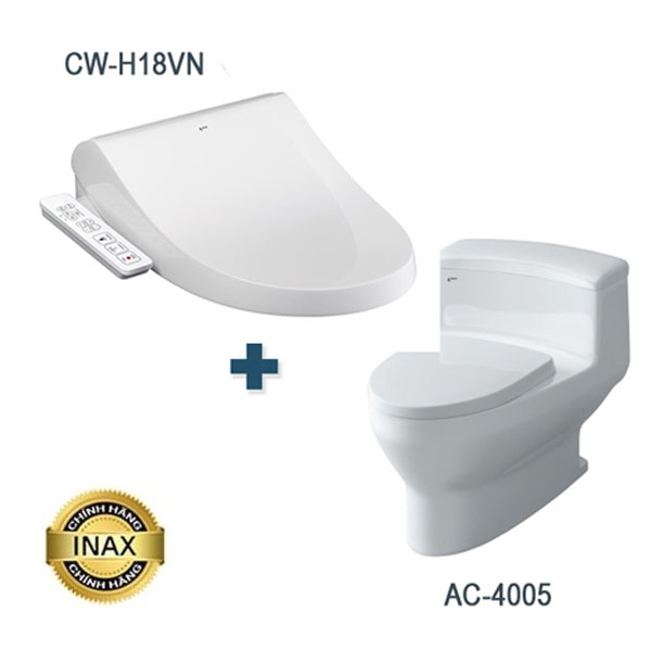 Bồn cầu Inax nắp điện tử AC-4005+CW-H18VN/BW1