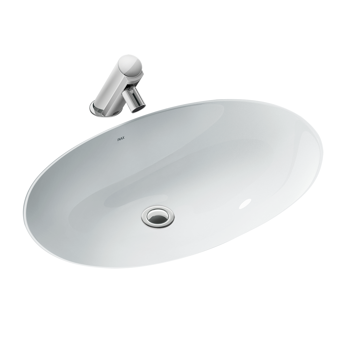 Chậu Rửa Lavabo Inax L-2216V Âm Bàn Oval