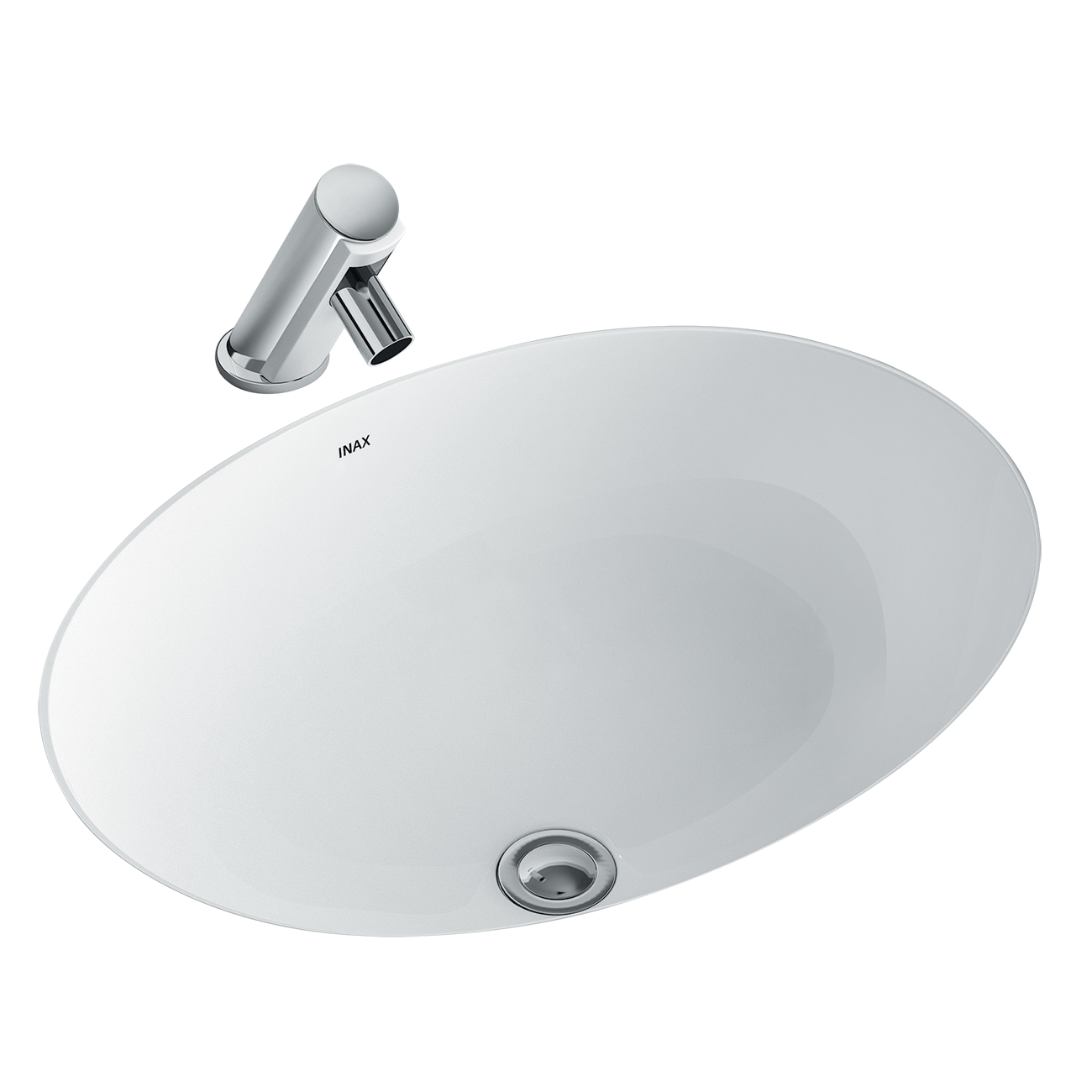 Chậu Rửa Lavabo Inax L-2293V Âm Bàn Oval