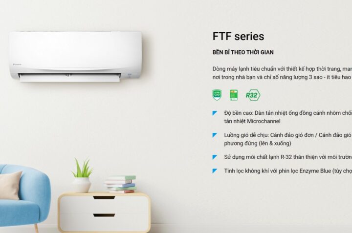 Tìm hiểu ưu, nhược điểm của điều hòa Daikin FTF50XV1V 18000BTU