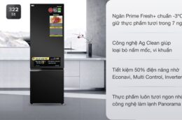 Tủ lạnh Panasonic NR-BC360QKVN giá hơn 12 triệu có những ưu điểm nào?