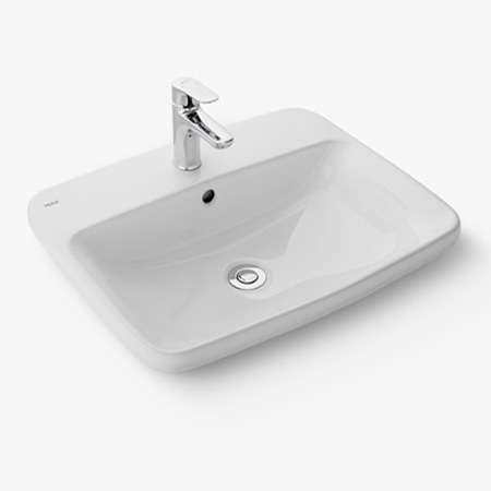 Chậu rửa mặt đặt bàn lavabo Inax AL-2398V(EC/FC)