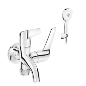 Vòi Sen Lạnh Inax BFV-17-8C Tay Sen Tăng Áp Mạ Crom