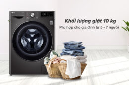 4 lý do nên mua máy giặt LG FV1410S3B cho gia đình đông người