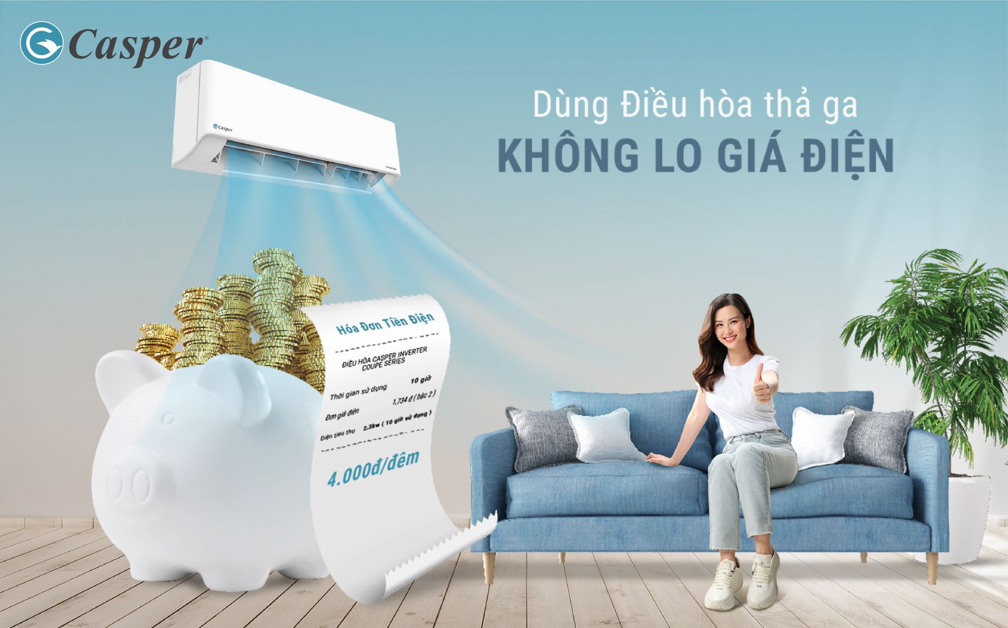Công nghệ i-Saving Inverter của điều hòa Casper GH-24IS33