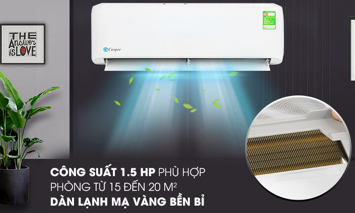 Gợi ý 3 mẫu điều hòa Casper 12000BTU giá rẻ, chất lượng tốt đáng mua nhất hiện nay