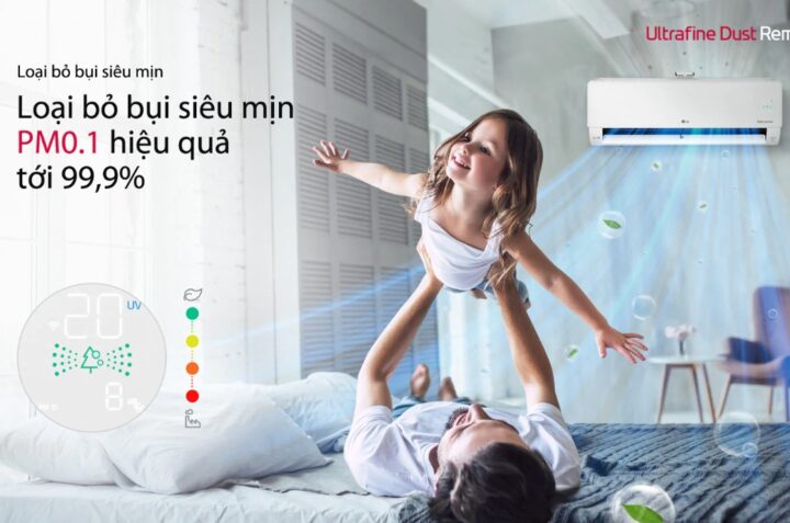 Những công nghệ hiện đại của điều hòa LG V13APF 12000BTU khiến người tiêu dùng ấn tượng