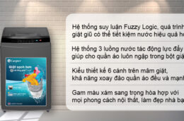 Những lý do khiến máy giặt Casper WT-75N70BGA được ưa chuộng