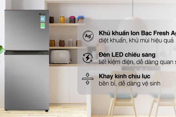 Những lý do khiến tủ lạnh Casper RT-200VS 2 cánh được ưa chuộng