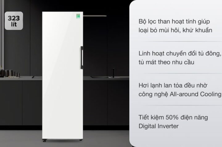 4 công nghệ hiện đại có trên tủ lạnh Samsung RZ32T744535/SV BESPOKE