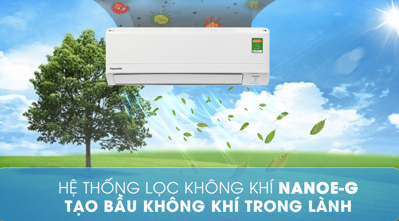 Điều hòa Panasonic CU/CS-XPU12XKH-8 trang bị hệ thống lọc tiên tiến nhất