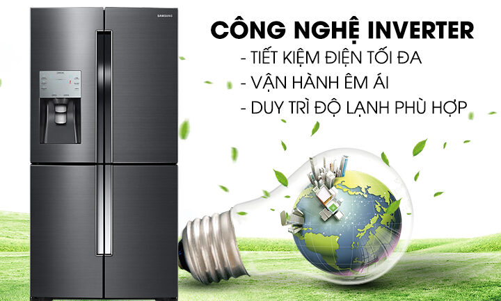 Khám phá loạt ưu điểm có trên tủ lạnh Samsung RF48A4010B4/SV 488 Lít