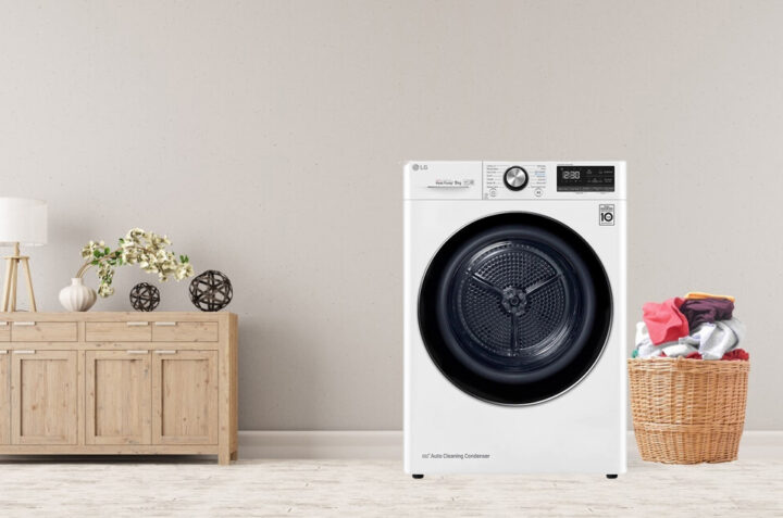 Khám phá loạt ưu điểm của máy sấy LG DVHP09W 9kg