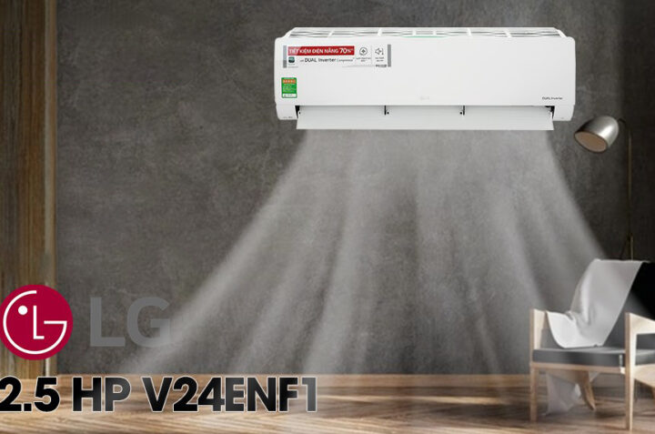 Khám phá những tiện ích tuyệt vời của điều hòa LG V24ENF1 24000BTU