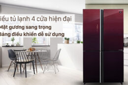 Khám phá những ưu điểm của tủ lạnh Sharp SJ-FXP600VG-MR