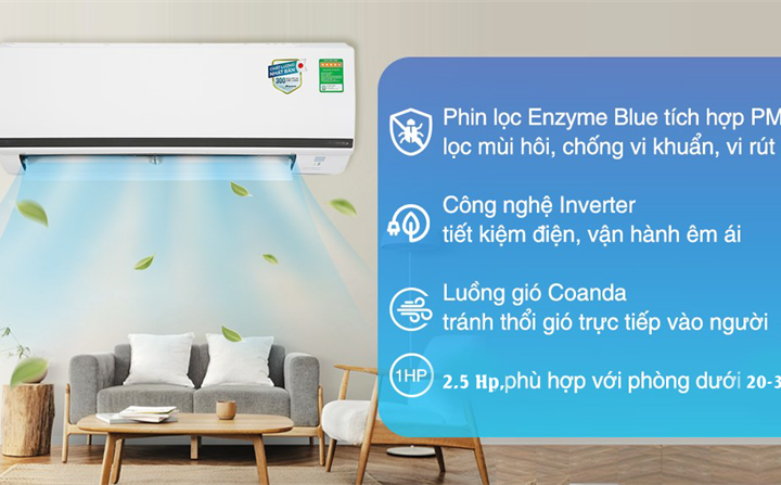 Lý do tại sao điều hòa Daikin FTKB50WAVMV được ưa chuộng?