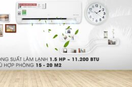 Mang đến sự thoải mái quanh năm với điều hòa LG B13END1 12000BTU