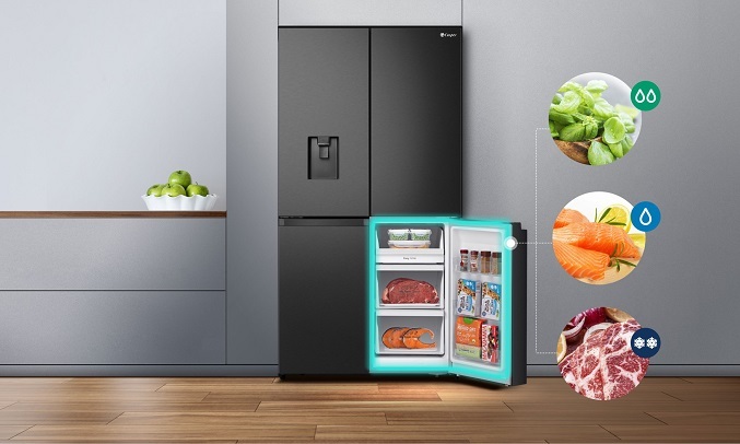 Những lý do khiến tủ lạnh Casper RM-522VBW 551 Lít được nhiều gia đình ưa chuộng