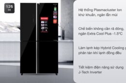 Tủ lạnh Sharp SJ-FXP600VG-BK: Mẫu tủ lạnh đáng mua nhất cho dịp Tết 2023