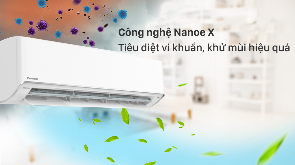 Điều hòa Panasonic CU/CS-XU24XKH-8 tinh lọc không khí, bảo vệ an toàn sức khỏe cho người dùng