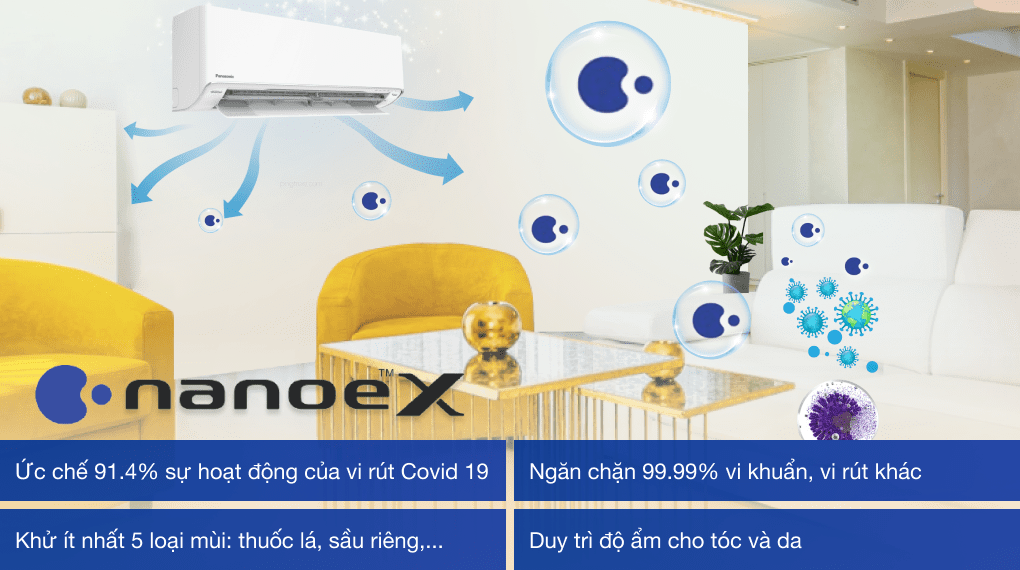 Điều hòa Panasonic XZ18XKH-8 góp phần bảo vệ sức khỏe cho cả gia đình