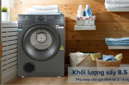 Khám phá loạt ưu điểm của máy sấy Electrolux EDV854N3SB