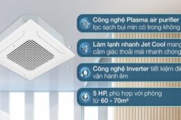 Khám phá những ưu điểm của điều hòa âm trần LG ATNQ48GMLE7