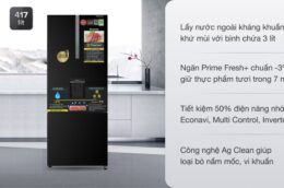 Những lý do nên sắm tủ lạnh Panasonic NR-BX471GPKV 417 Lít cho dịp Tết 2023