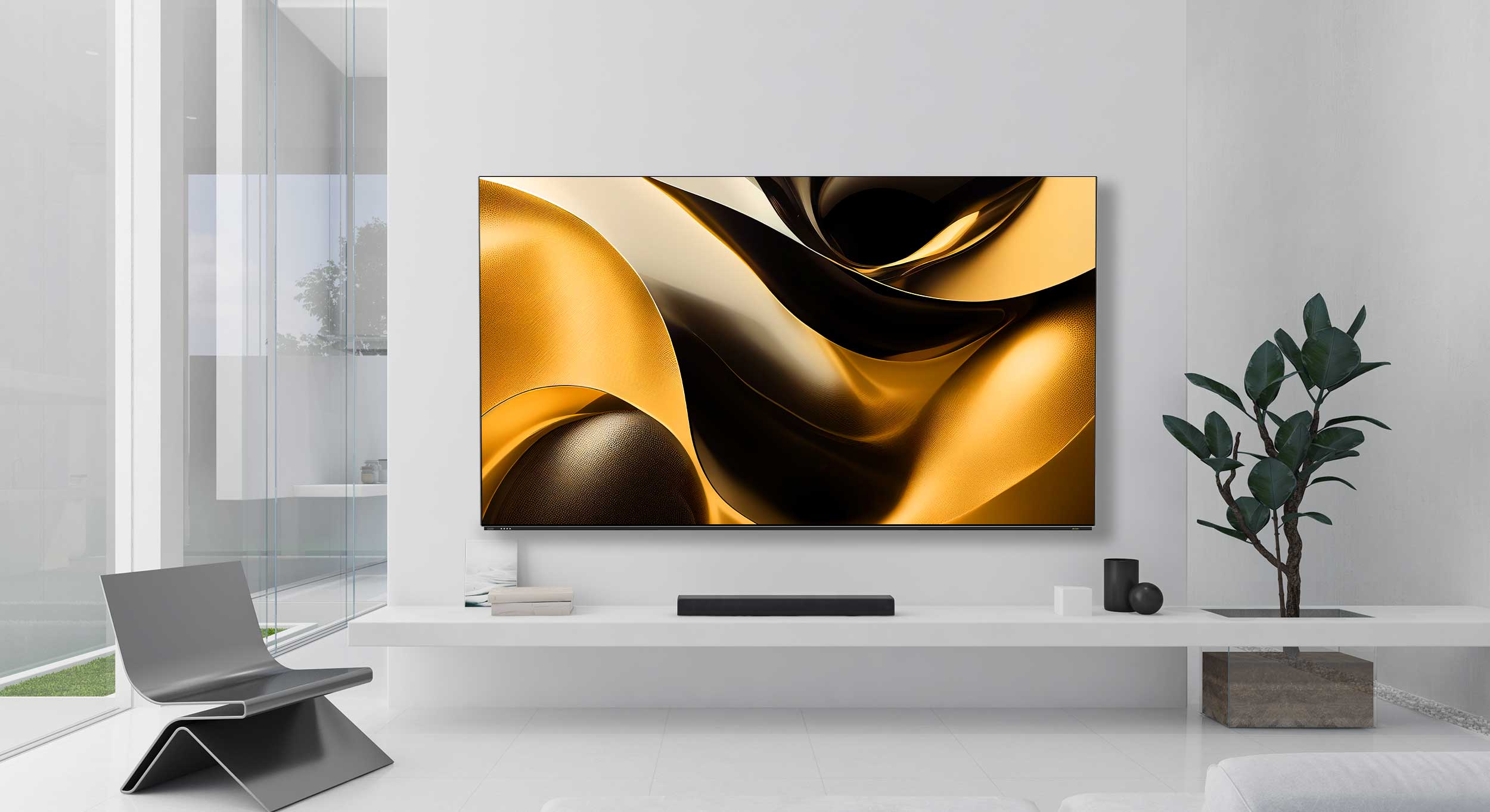 Smart Tivi Casper 65CGS810 OLED sở hữu thiết kế siêu mỏng, màn hình tràn viền ấn tượng