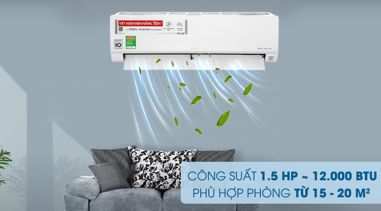 Điều hòa LG V13API1 12000BTU thiết kế sang trọng, hòa hợp với mọi không gian nội thất