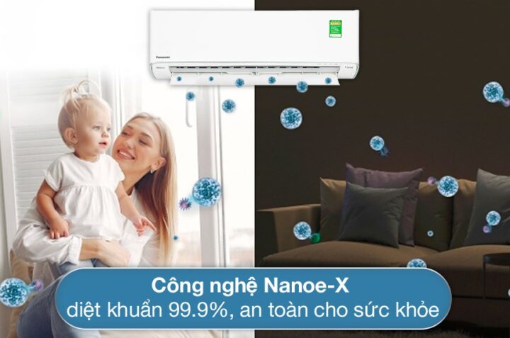 Khám phá khả năng tiết kiệm điện, lọc không khí của điều hòa Panasonic CU/CS-XU12XKH-8 12000BTU