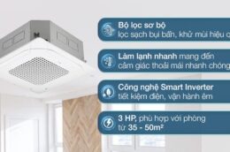 Khám phá những ưu điểm nổi bật của điều hòa âm trần LG ZTNQ30GNLE0