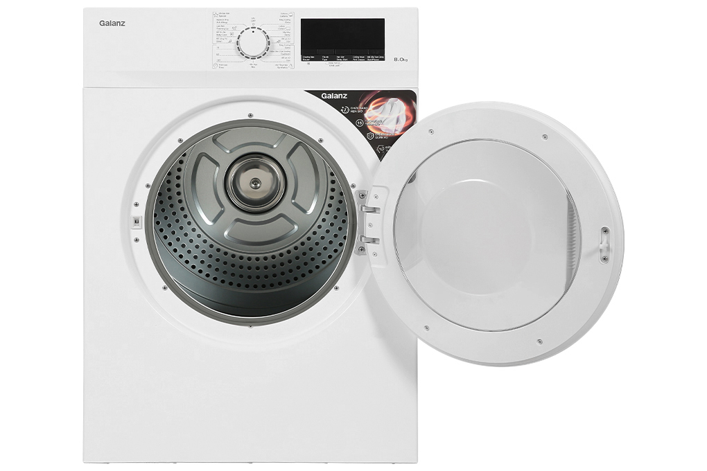 Máy Sấy Quần Áo Galanz 8Kg DV-80T5C(W)