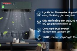 Những công nghệ hiện đại có trên điều hòa LG V13APIG Inverter