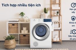 Ưu điểm nổi bật của máy sấy Electrolux EDS854J3WB 8.5Kg