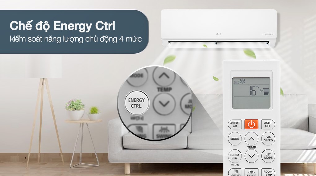 Điều hòa LG V10WIN 9000BTU được trang bị công nghệ hiện đại