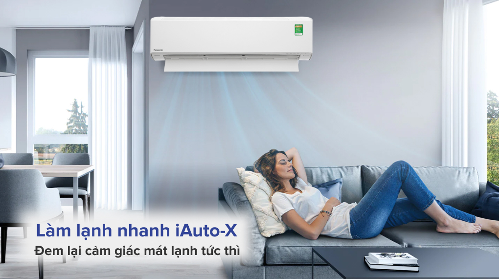 Công nghệ làm lạnh nhanh của điều hòa Panasonic CU/CS-XU18ZKH-8 18000BTU
