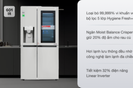 Khám phá những ưu điểm của tủ lạnh LG GR-X247JS 601 lít