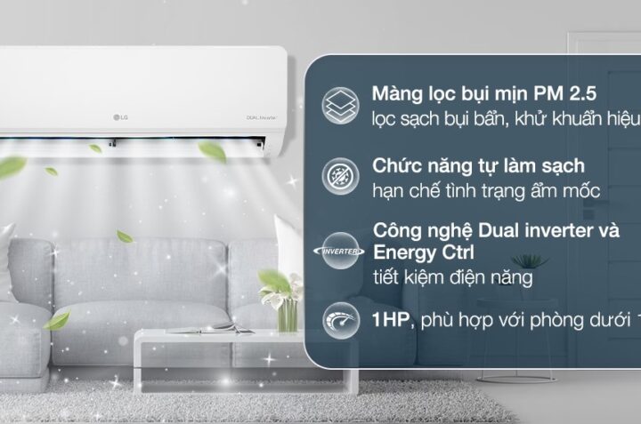 Những lý do khiến điều hòa LG V10WIN 9000BTU model 2023 được ưa chuộng
