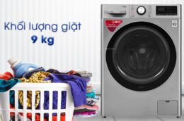 Top 3 máy giặt LG 9kg chất lượng tốt, giá hợp lý đáng mua hiện nay