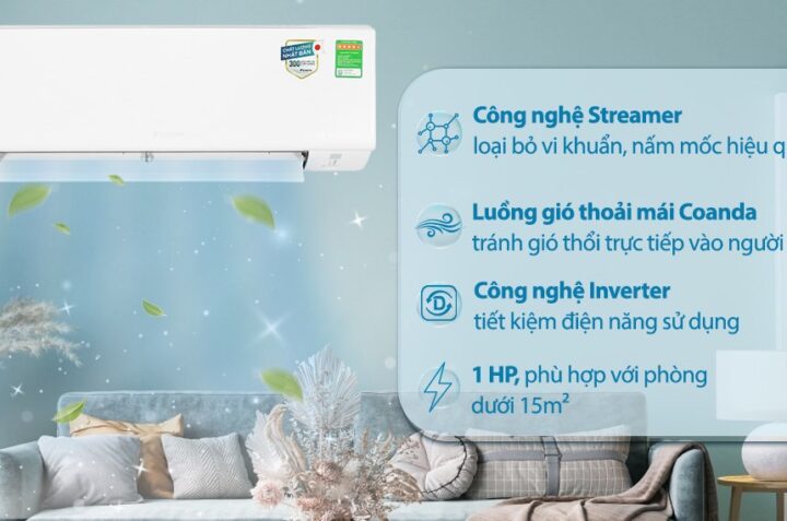 Điều hòa Daikin FTKF35XVMV có những công nghệ hiện đại nào?