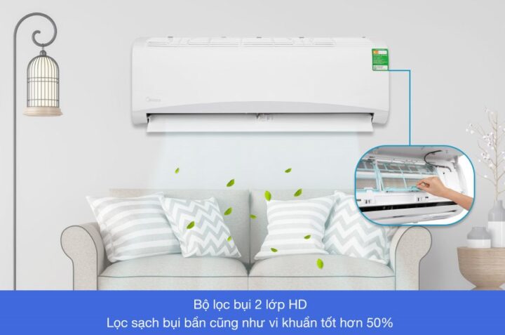 Điều hòa Midea MSAFA-10CRN8 9000BTU và những ưu, nhược điểm