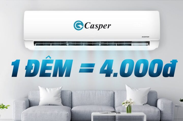 Làm lạnh nhanh chóng, tiết kiệm điện vượt trội với điều hòa Casper GC-12IS35 Inverter