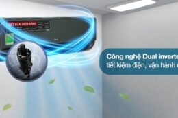 Tiết kiệm điện, làm lạnh nhanh chóng với điều hòa LG V13APIG Inverter