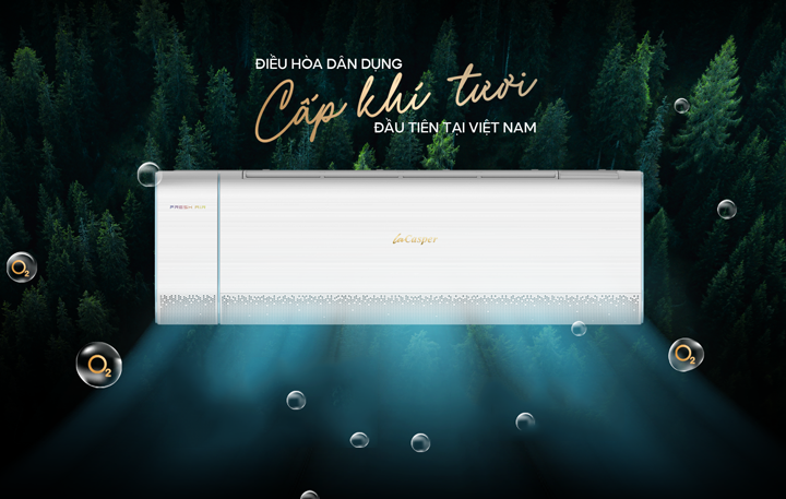 Điều hòa Casper XH-09IF35: Mẫu điều hòa cấp khí tươi đầu tiên tại Việt Nam