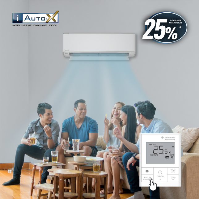 Công nghệ làm lạnh nhanh có trên điều hòa Panasonic CU/CS-XU12ZKH-8 12000BTU