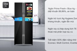 Những ưu điểm tuyệt vời của tủ lạnh Panasonic NR-DZ601VGKV 550 Lít