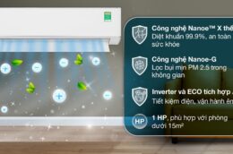 TOP 3 điều hòa Panasonic 9000BTU có công nghệ Nanoe-X thế hệ 3