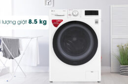 TOP 3 máy giặt LG Inverter chất lượng tốt cho gia đình dưới 5 người