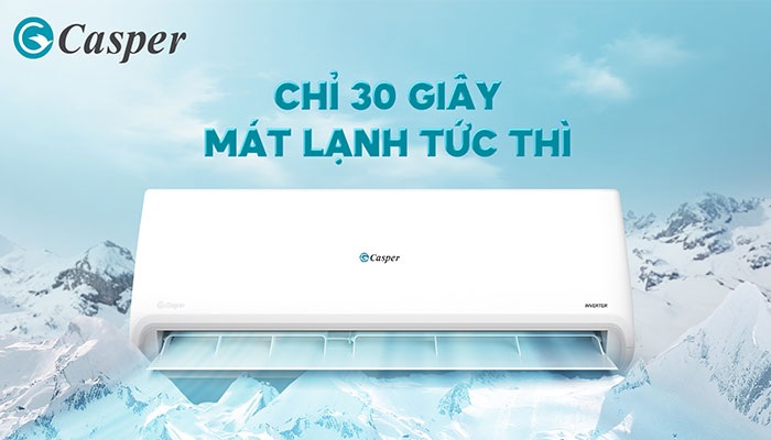 Vì sao điều hòa Casper GSC-12IP25 Inverter được ưa chuộng?